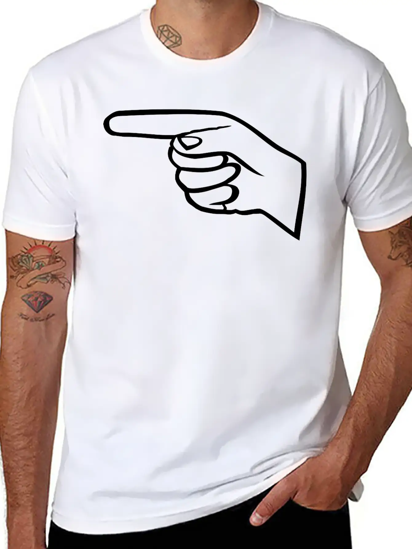 Pointer Unisex Casual T-Shirt – Clean Design For Daily Comfort