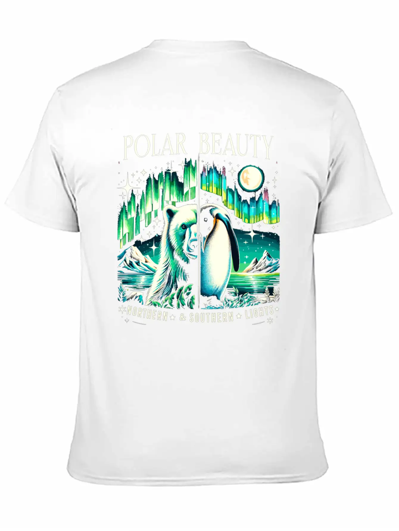 Polar Light Aurora Chaser Alaska Wilderness Aurora Unisex Casual T-Shirt – Clean Design For Daily Comfort