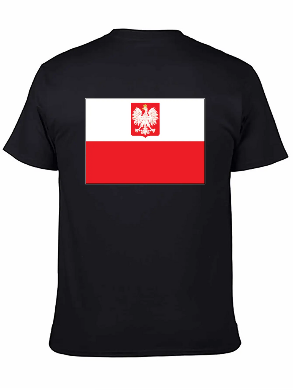 Polish Falcon Flag Unisex Casual T-Shirt – Clean Design For Daily Comfort