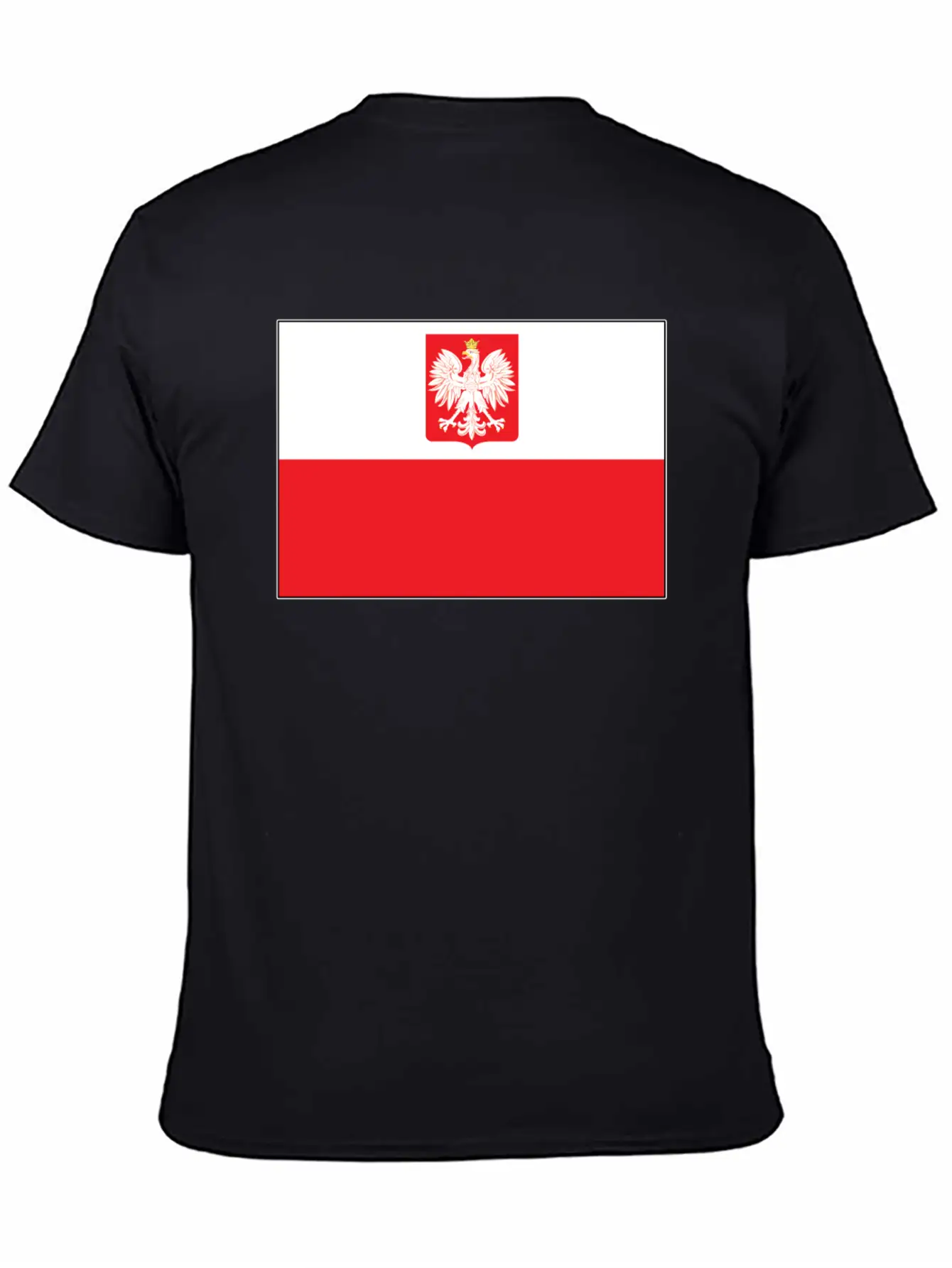 Polish Falcon Flag Unisex Casual T-Shirt – Clean Design For Daily Comfort