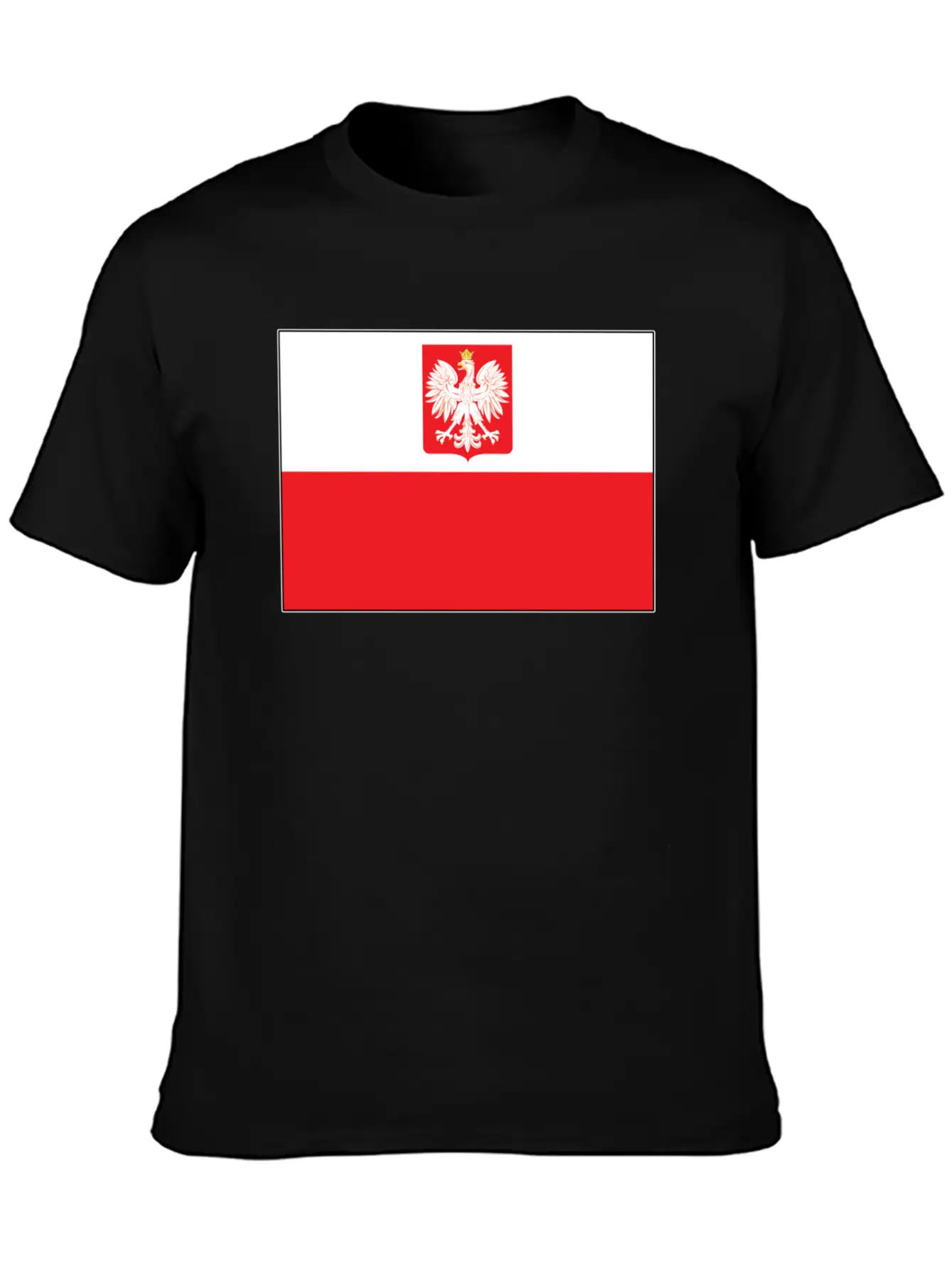 Polish Falcon Flag Unisex Casual T-Shirt – Clean Design For Daily Comfort