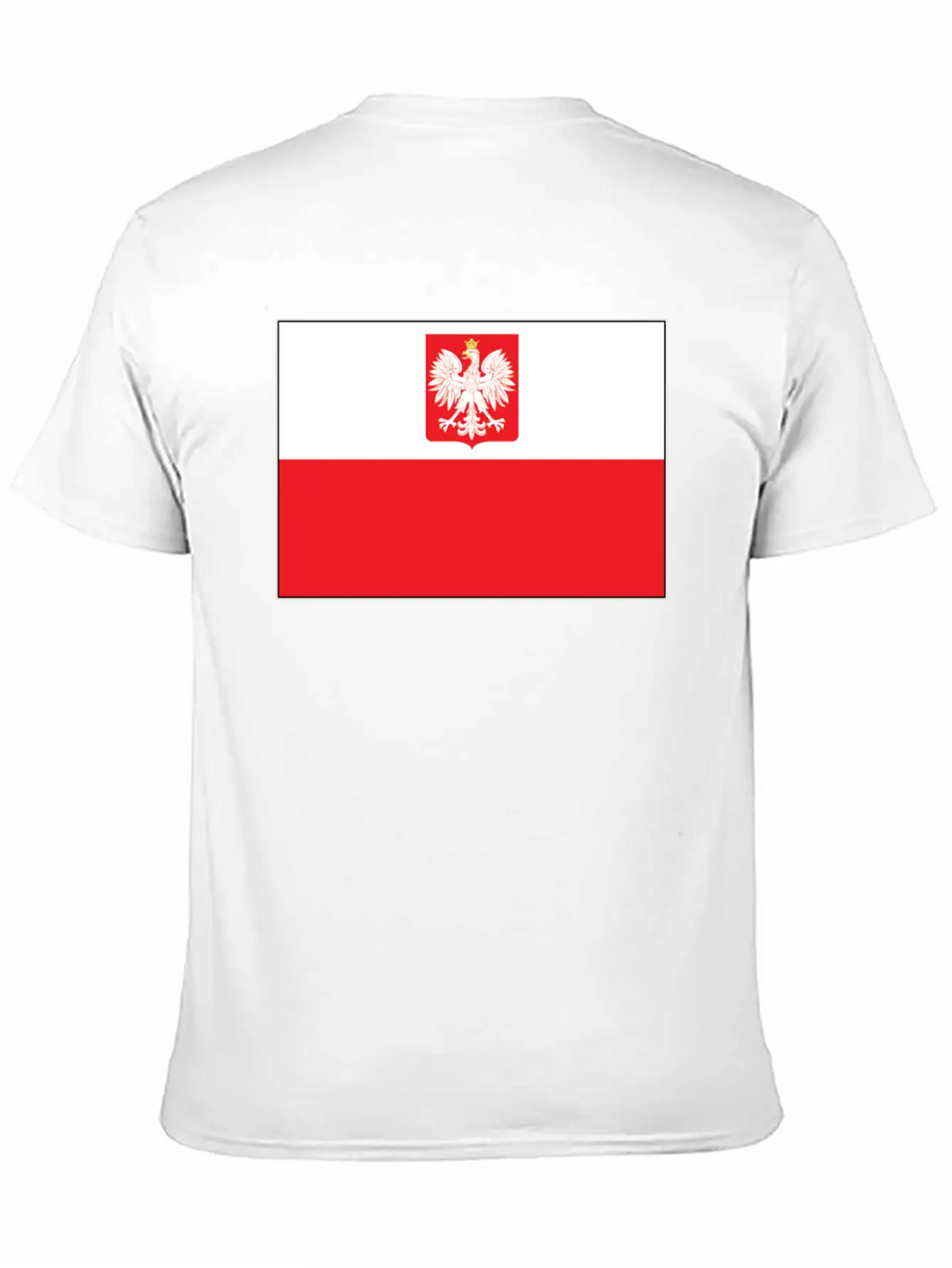 Polish Falcon Flag Unisex Casual T-Shirt – Clean Design For Daily Comfort