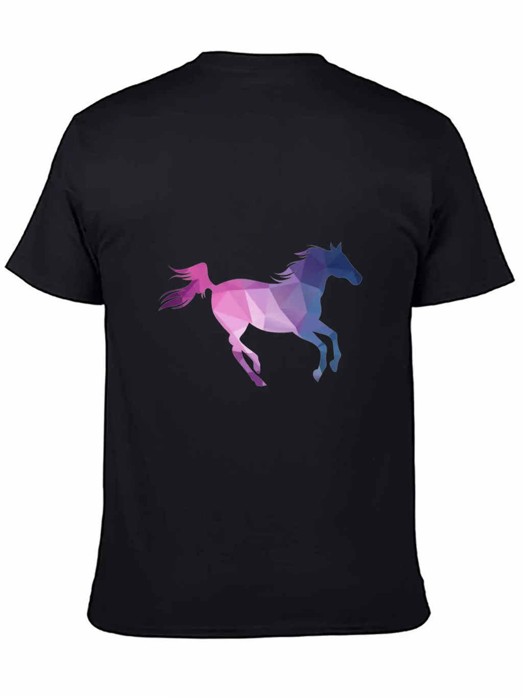 Polygon Horse Casual Graphic T-Shirt – Simple And Comfortable Daily Wear