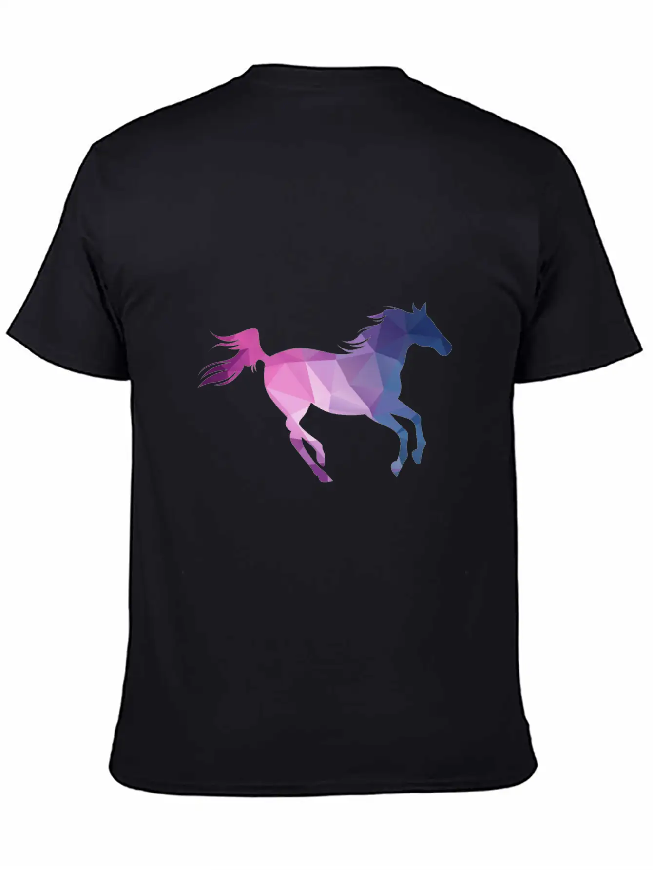Polygon Horse Casual Graphic T-Shirt – Simple And Comfortable Daily Wear
