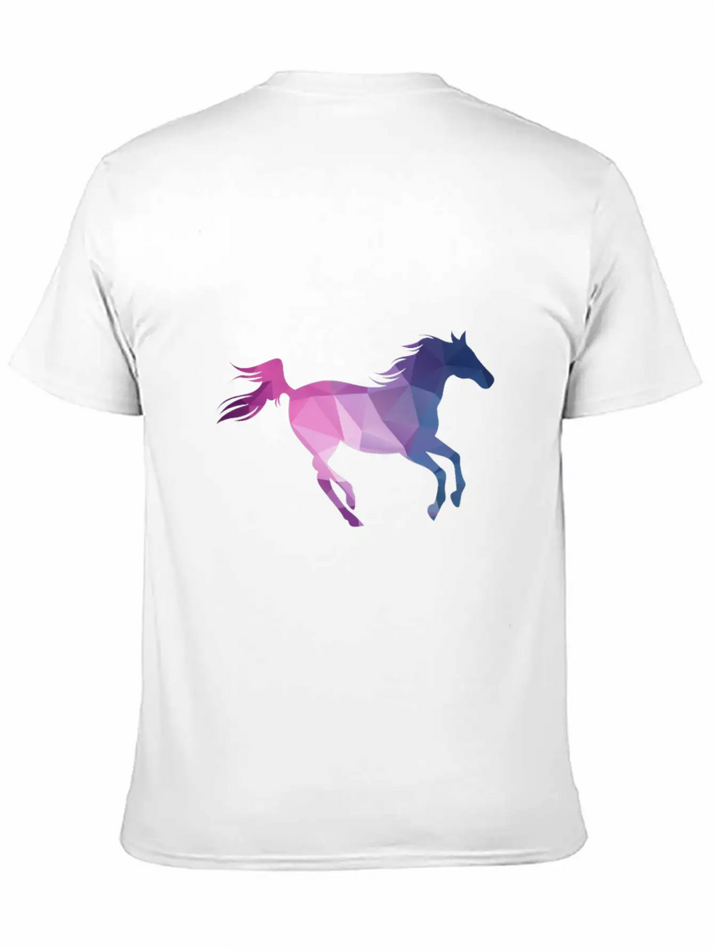 Polygon Horse Casual Graphic T-Shirt – Simple And Comfortable Daily Wear