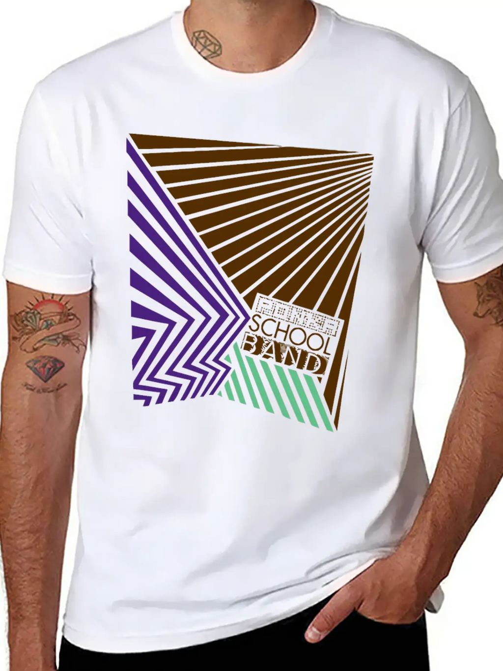 Ponka School Band Classic Fit Graphic Tee For Daily Comfort – Unisex Cotton Shirt