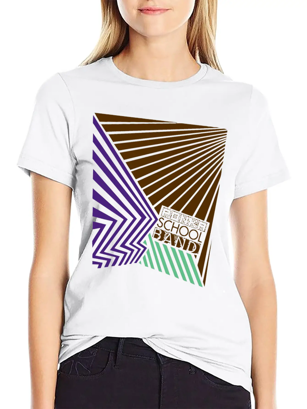 Ponka School Band Classic Fit Graphic Tee For Daily Comfort – Unisex Cotton Shirt