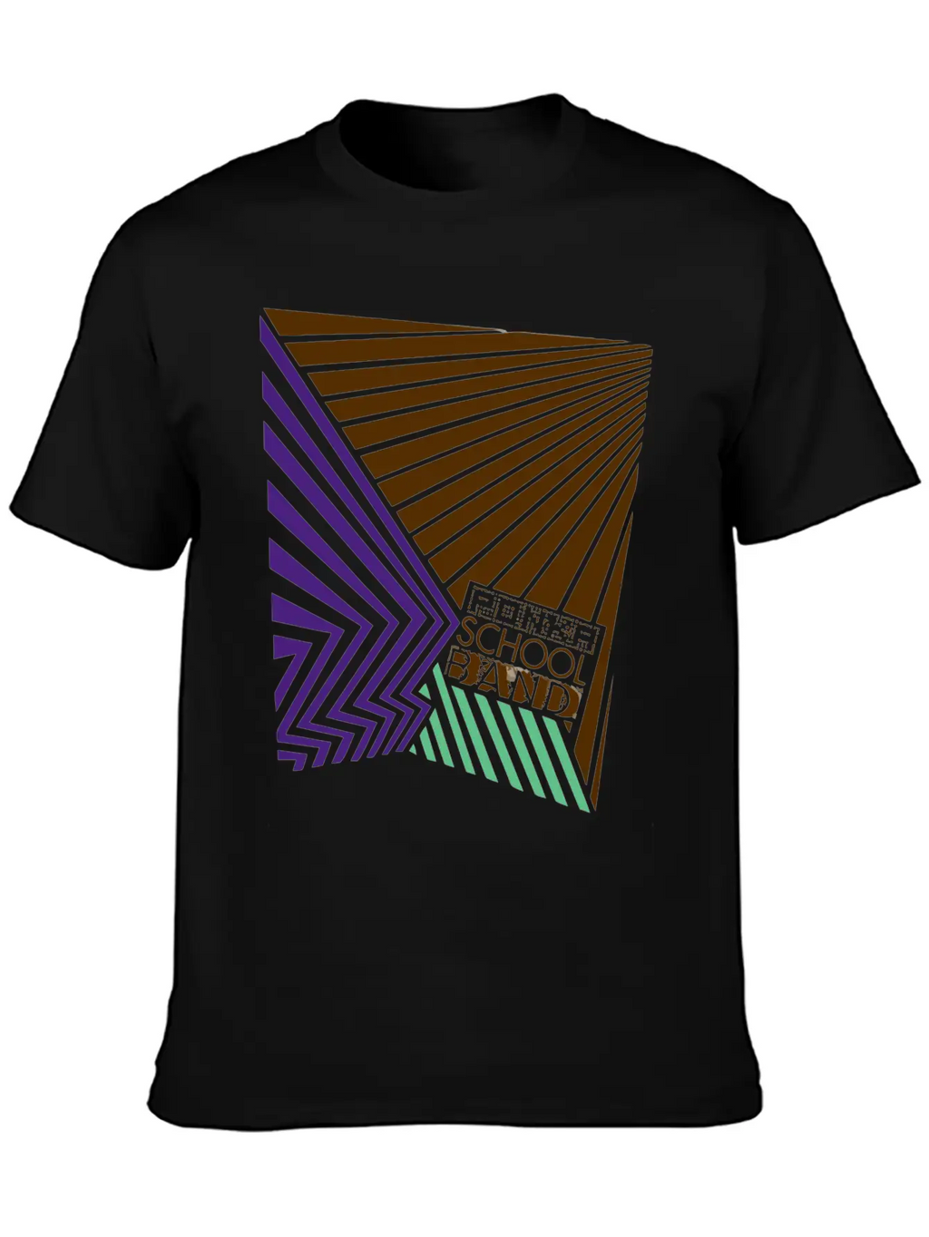 Ponka School Band Classic Fit Graphic Tee For Daily Comfort – Unisex Cotton Shirt