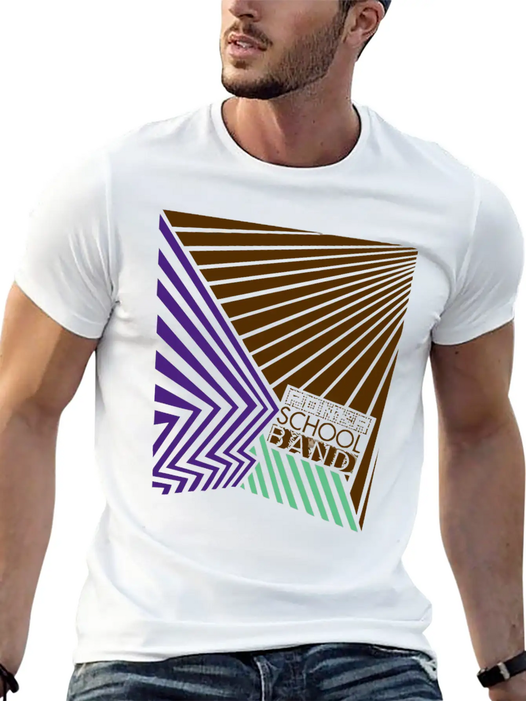 Ponka School Band Classic Fit Graphic Tee For Daily Comfort – Unisex Cotton Shirt