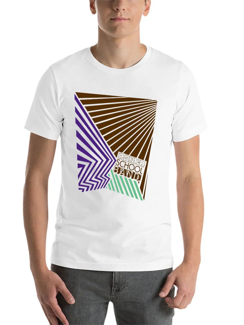 Ponka School Band Classic Fit Graphic Tee For Daily Comfort – Unisex Cotton Shirt