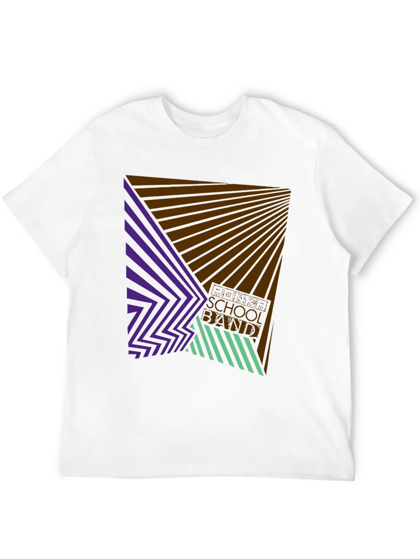 Ponka School Band Classic Fit Graphic Tee For Daily Comfort – Unisex Cotton Shirt