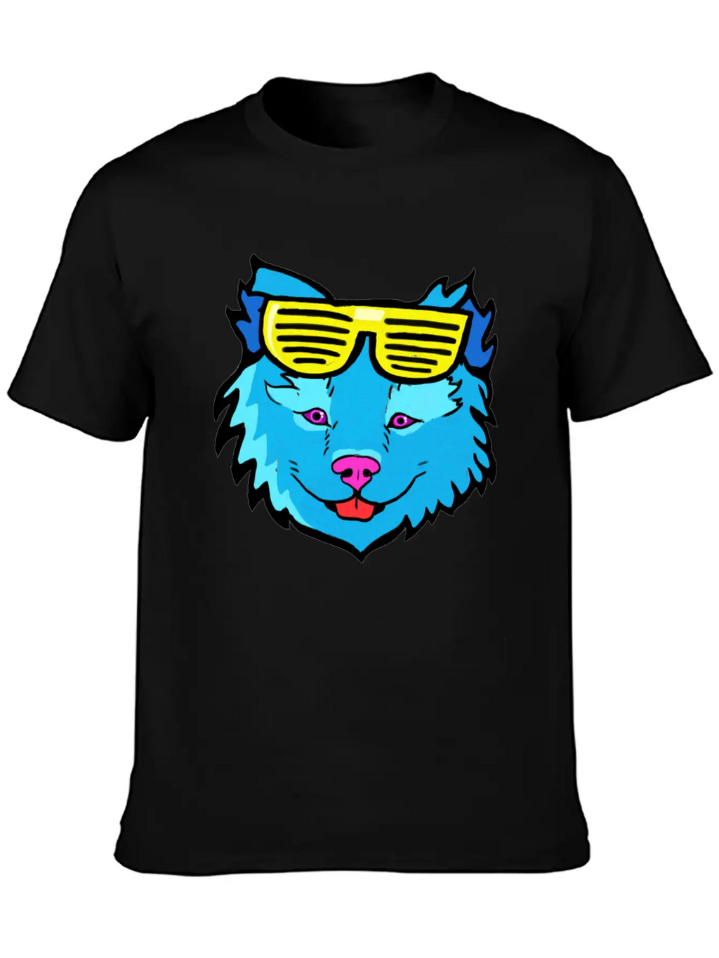 Pop Art Dog Casual Graphic T-Shirt – Simple And Comfortable Daily Wear