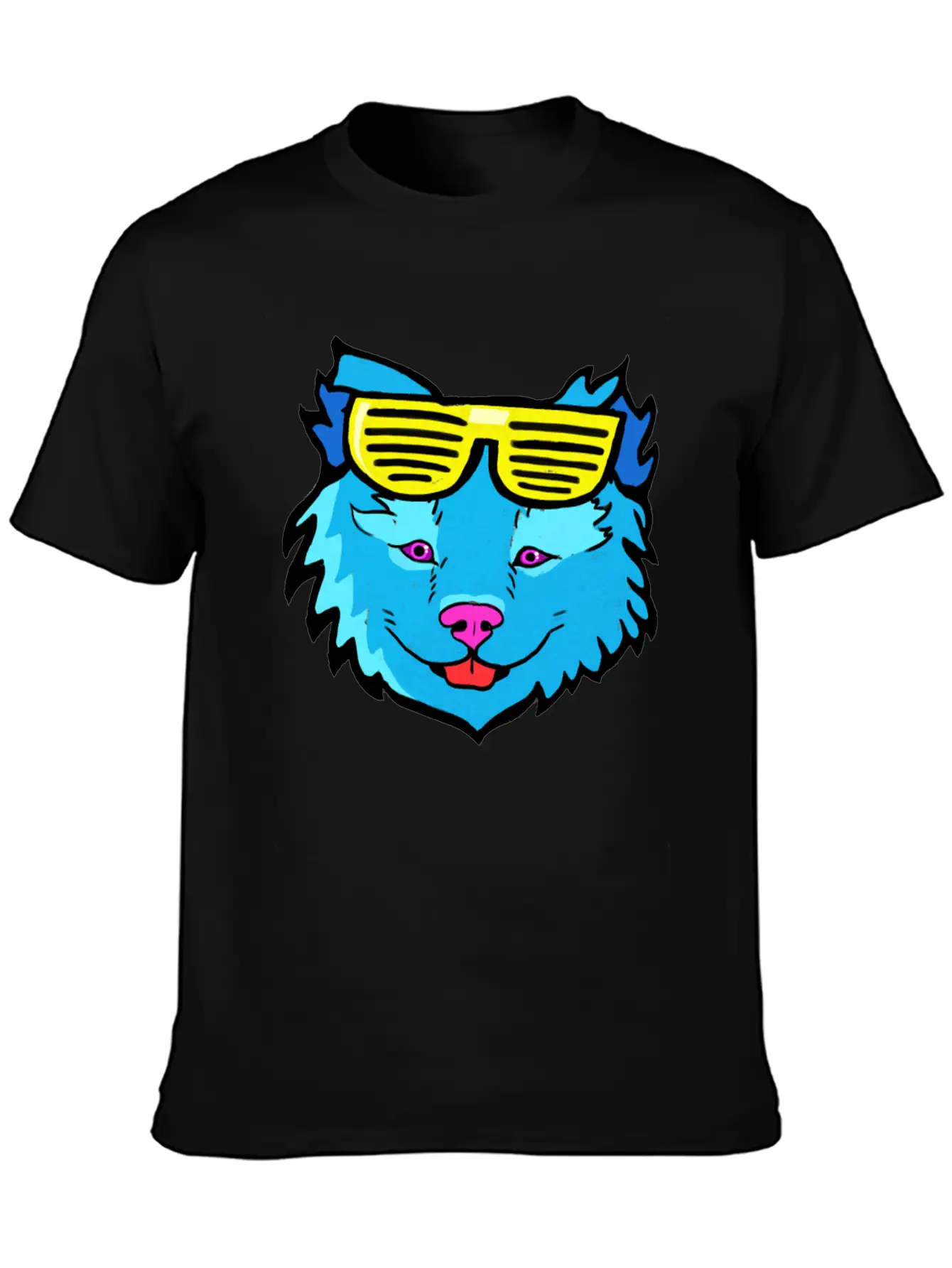 Pop Art Dog Casual Graphic T-Shirt – Simple And Comfortable Daily Wear
