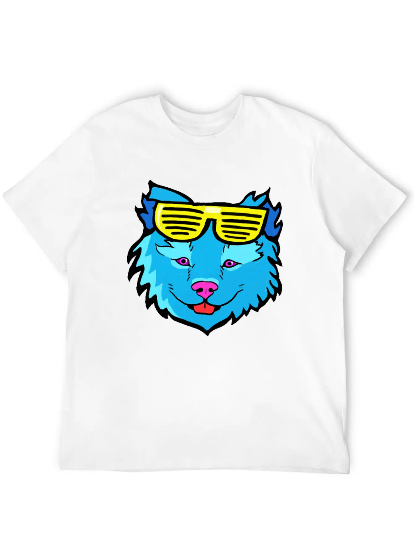 Pop Art Dog Casual Graphic T-Shirt – Simple And Comfortable Daily Wear
