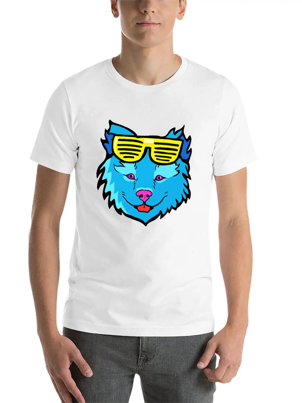 Pop Art Dog Casual Graphic T-Shirt – Simple And Comfortable Daily Wear