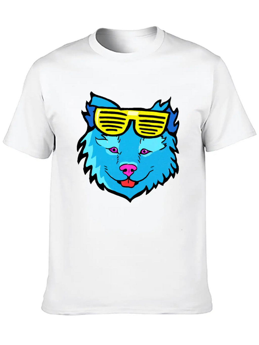 Pop Art Dog Casual Graphic T-Shirt – Simple And Comfortable Daily Wear
