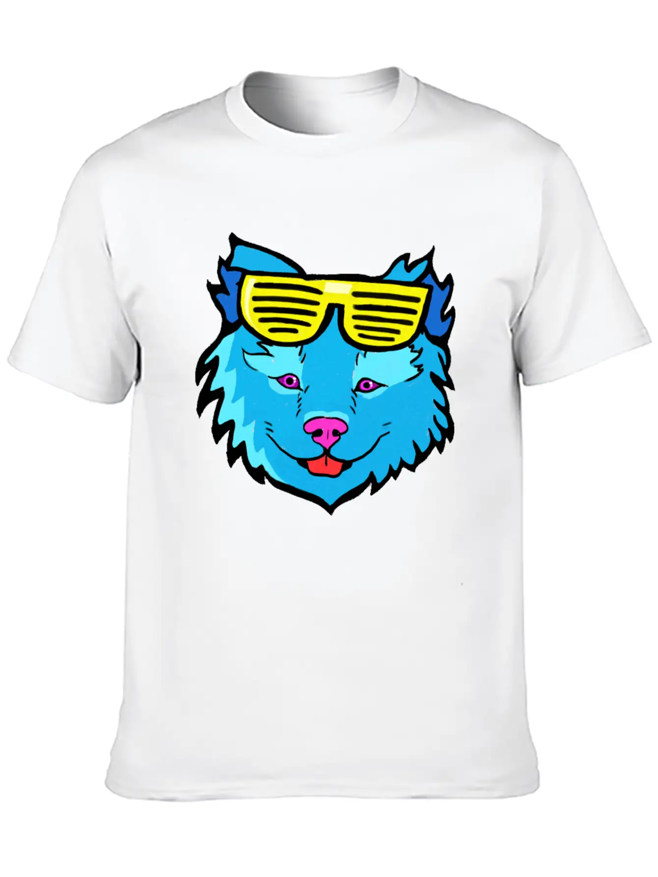 Pop Art Dog Casual Graphic T-Shirt – Simple And Comfortable Daily Wear