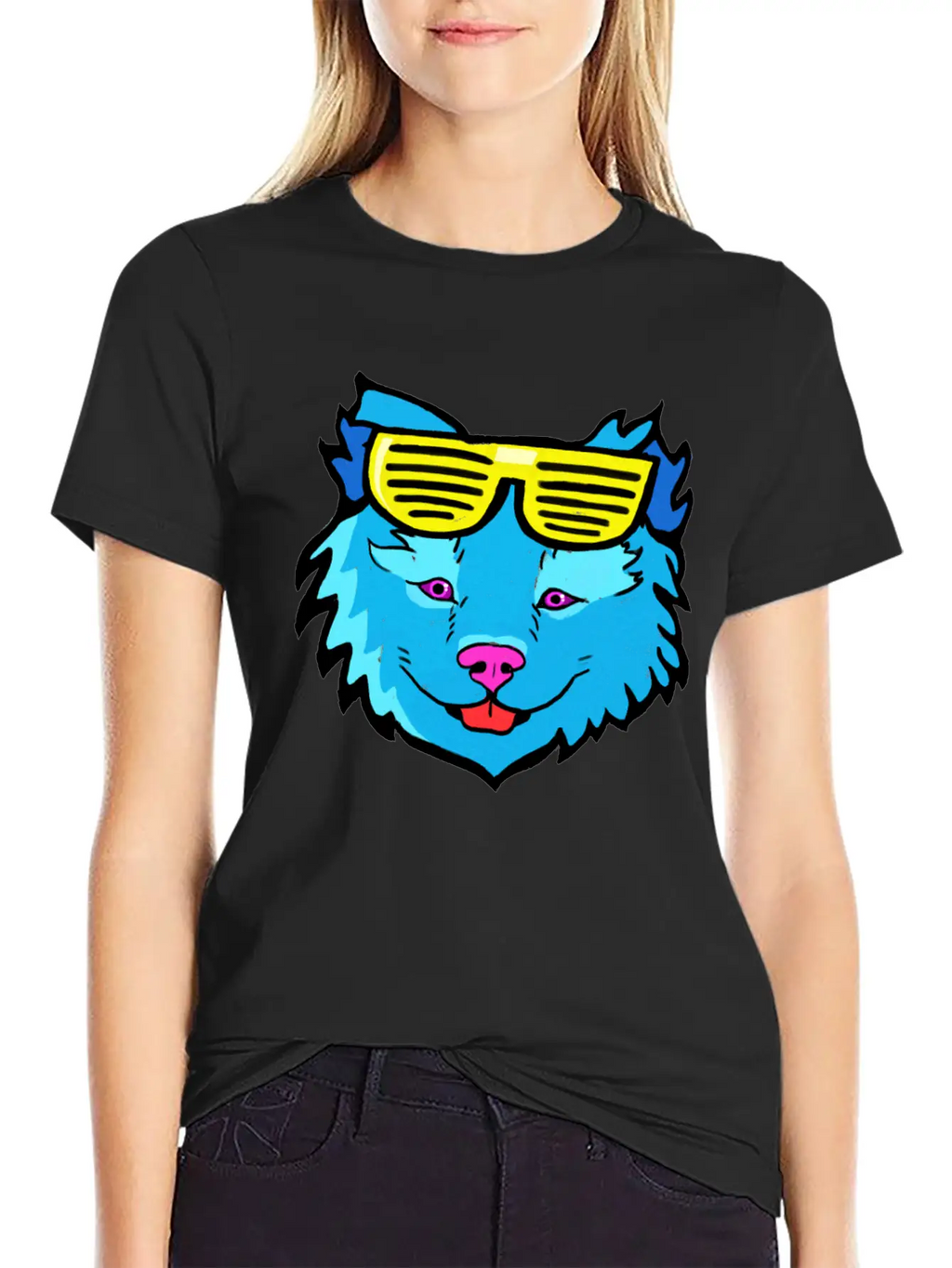 Pop Art Dog Casual Graphic T-Shirt – Simple And Comfortable Daily Wear