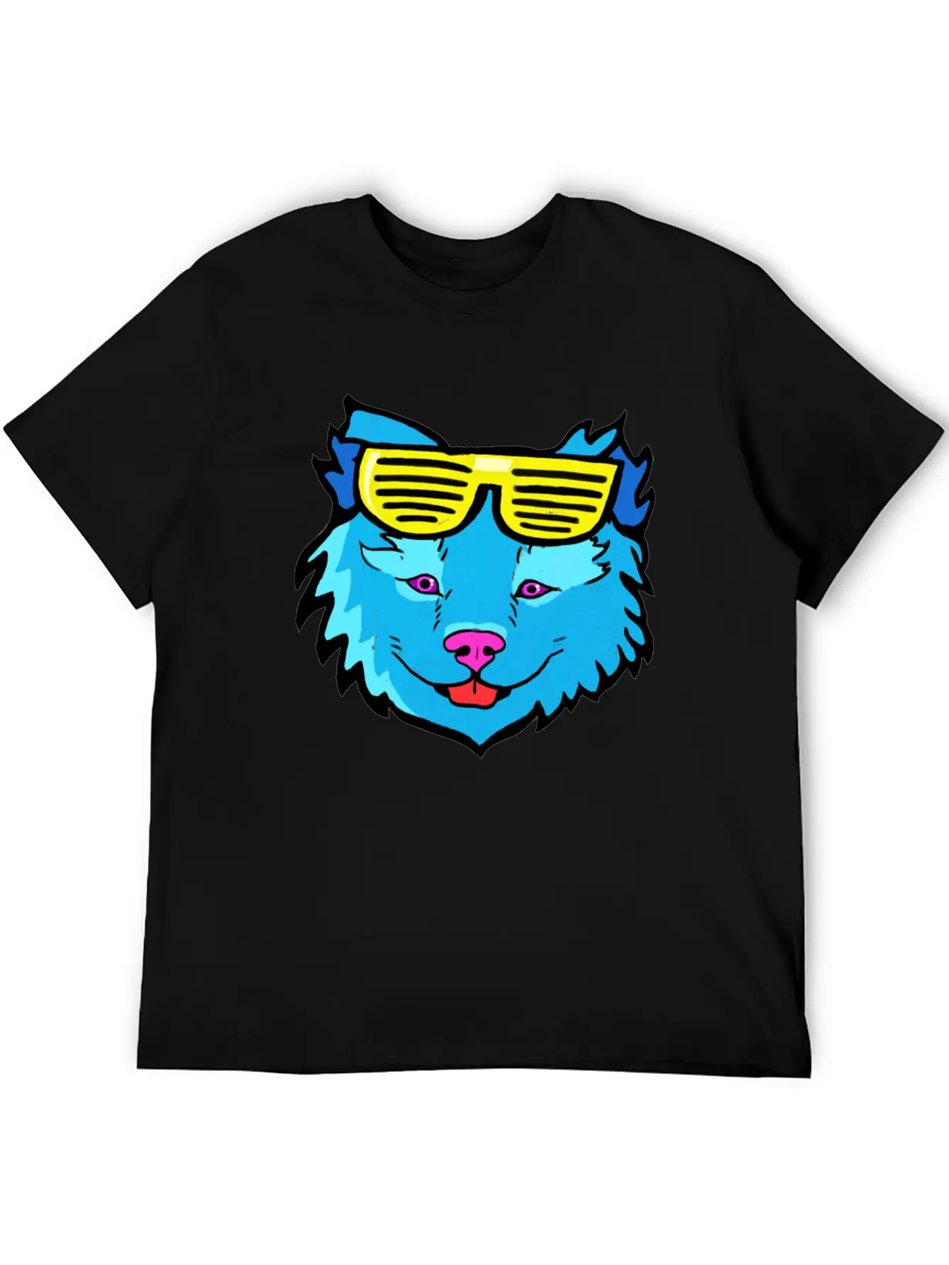 Pop Art Dog Casual Graphic T-Shirt – Simple And Comfortable Daily Wear
