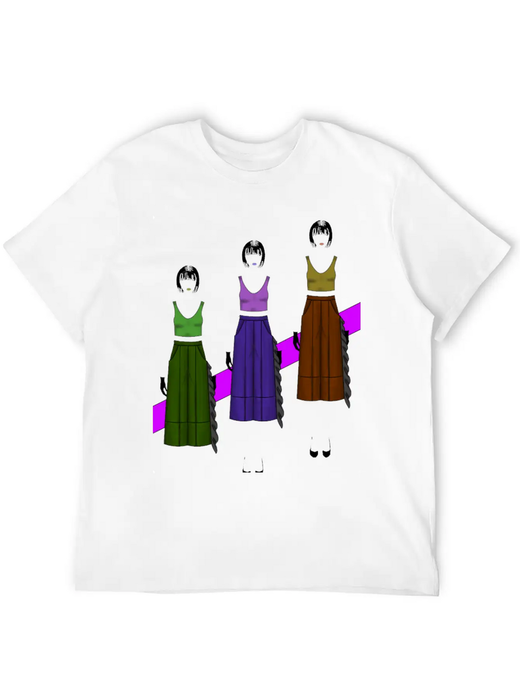 Pop-Art Fashion Classic Fit Graphic Tee For Daily Comfort – Unisex Cotton Shirt