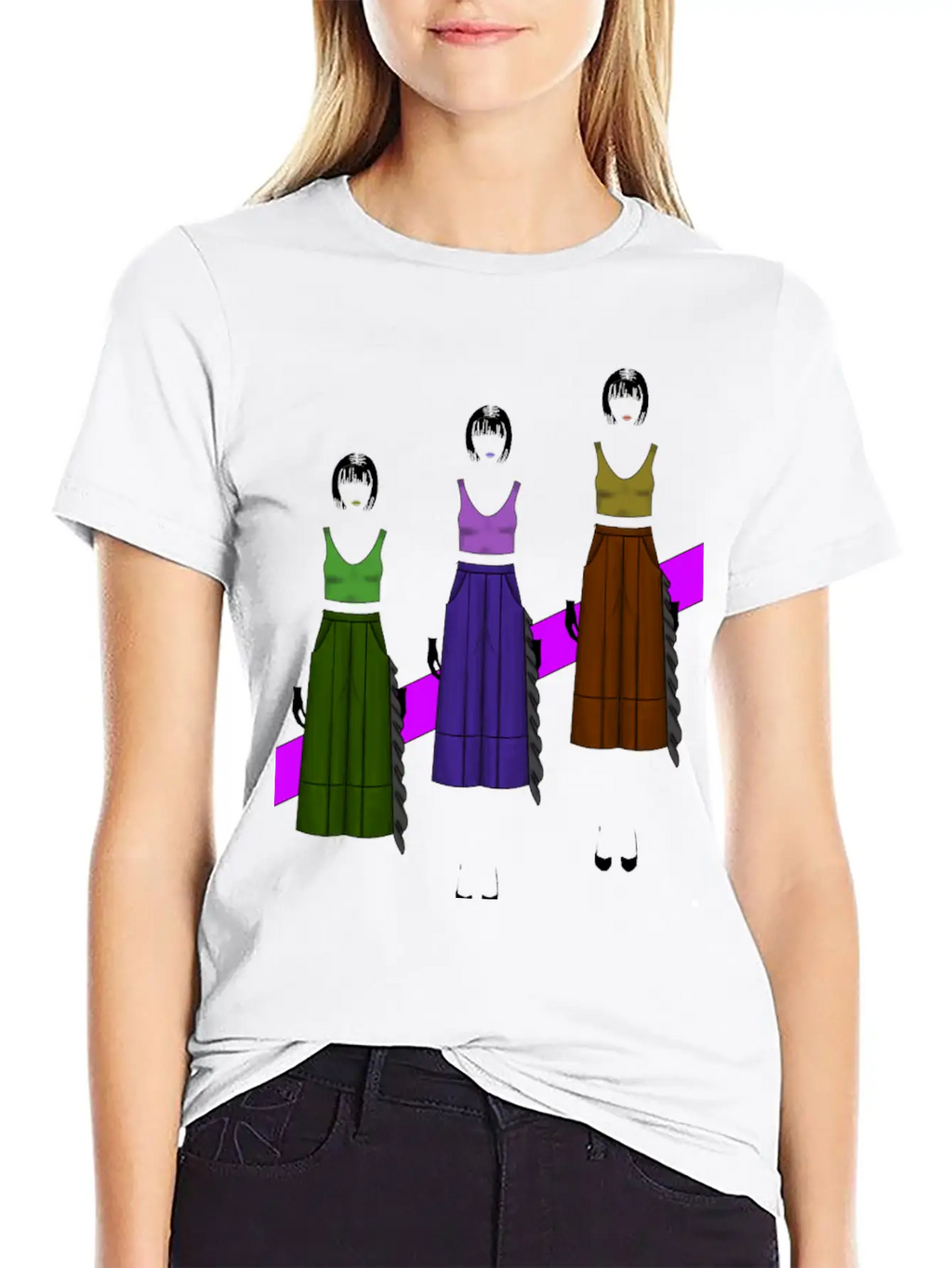 Pop-Art Fashion Classic Fit Graphic Tee For Daily Comfort – Unisex Cotton Shirt