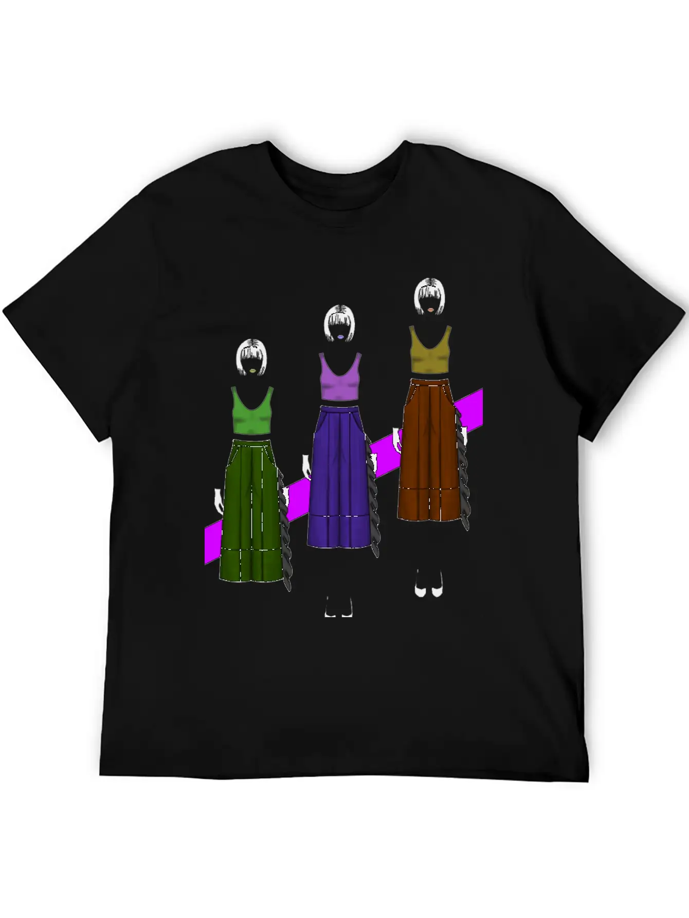 Pop-Art Fashion Classic Fit Graphic Tee For Daily Comfort – Unisex Cotton Shirt