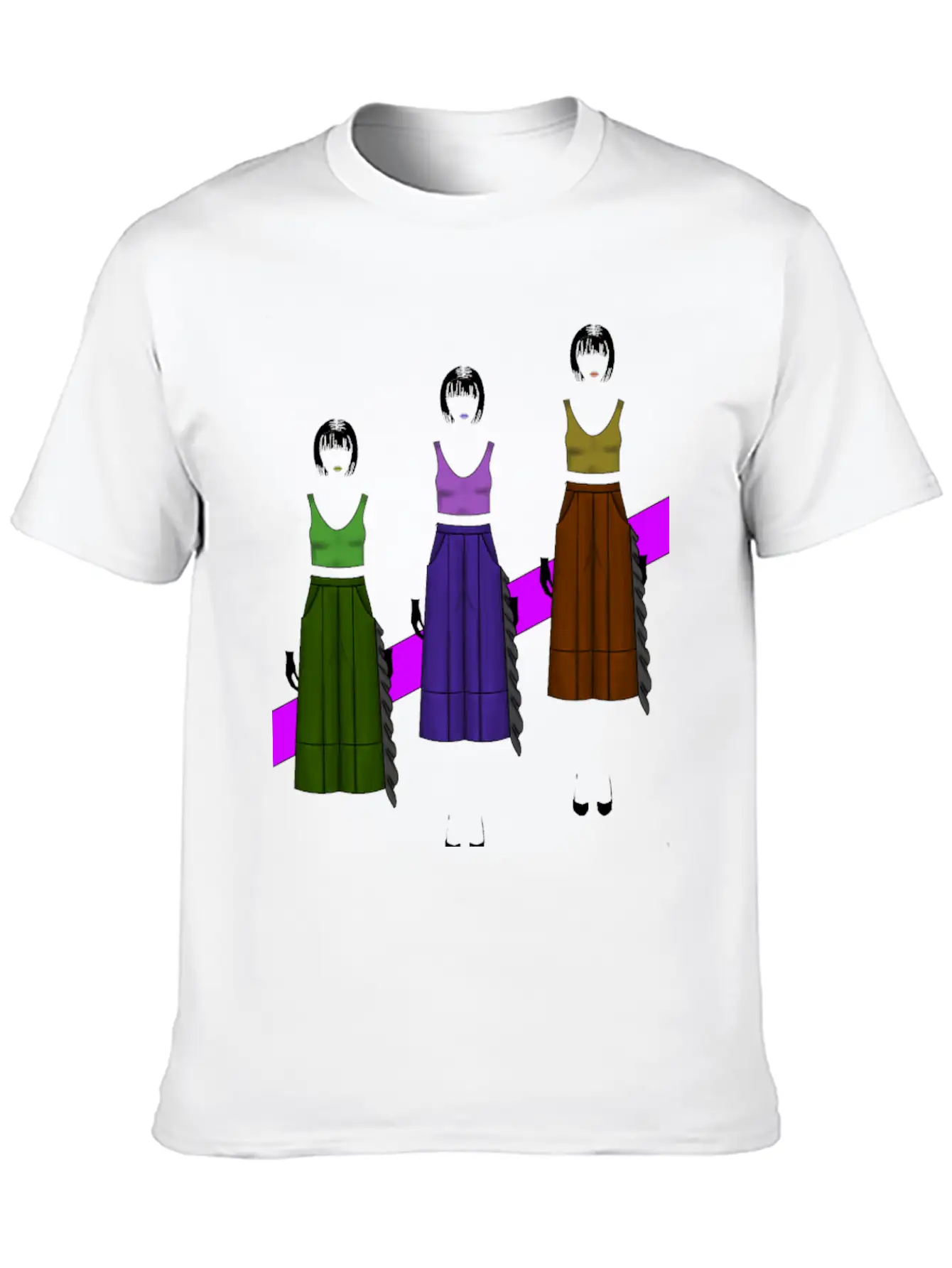 Pop-Art Fashion Classic Fit Graphic Tee For Daily Comfort – Unisex Cotton Shirt