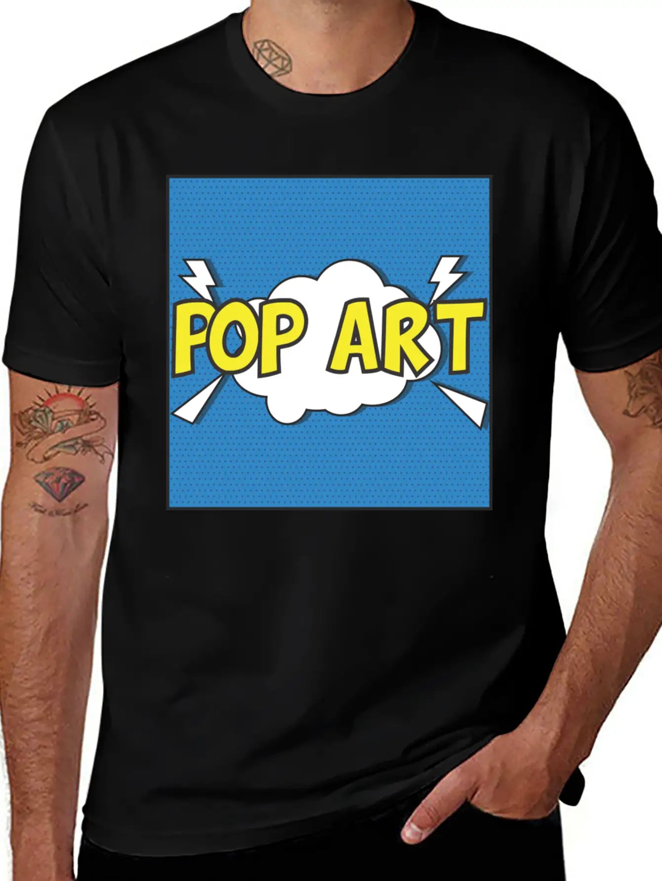 Pop Art Unisex Casual T-Shirt – Clean Design For Daily Comfort