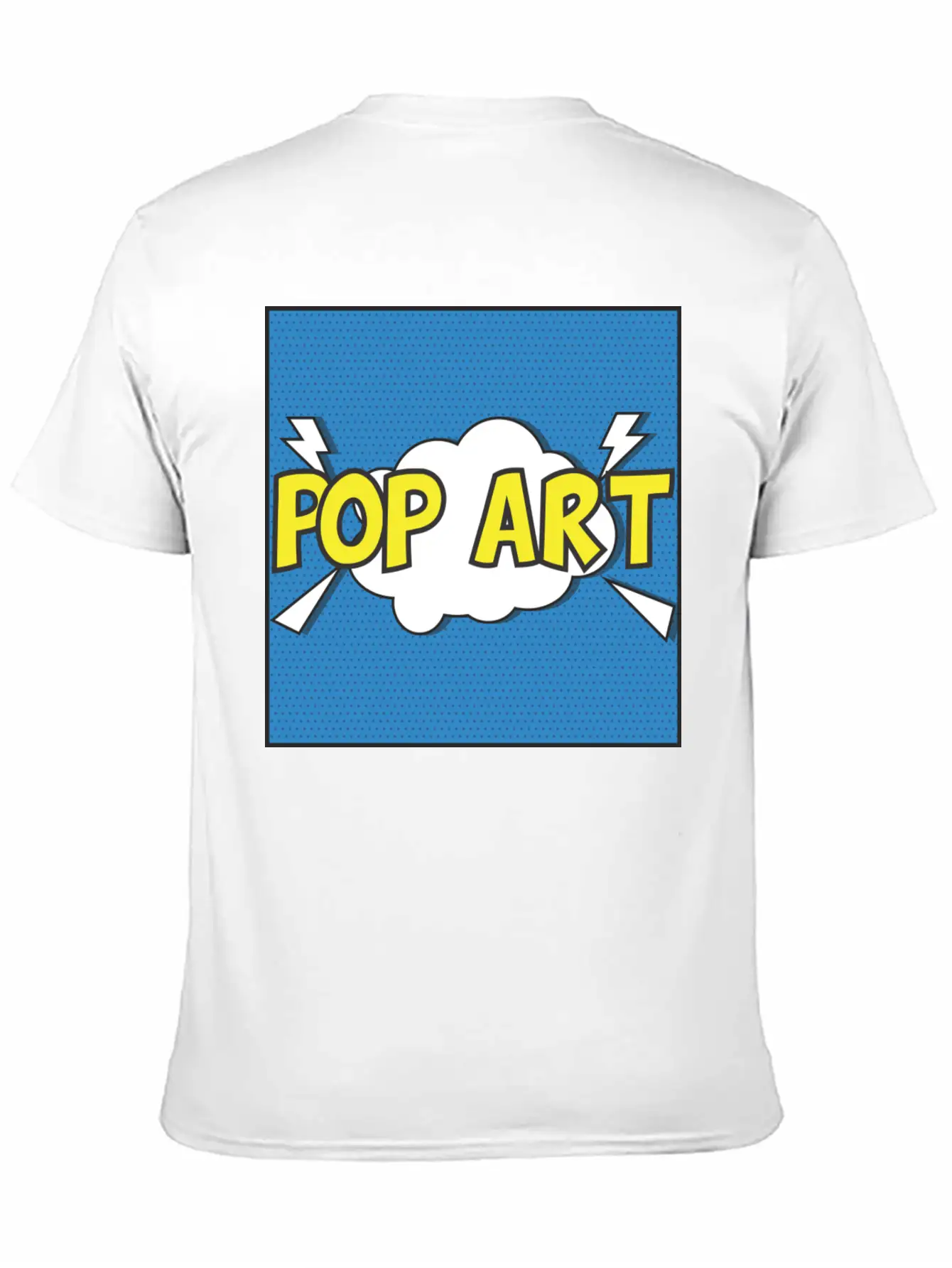 Pop Art Unisex Casual T-Shirt – Clean Design For Daily Comfort