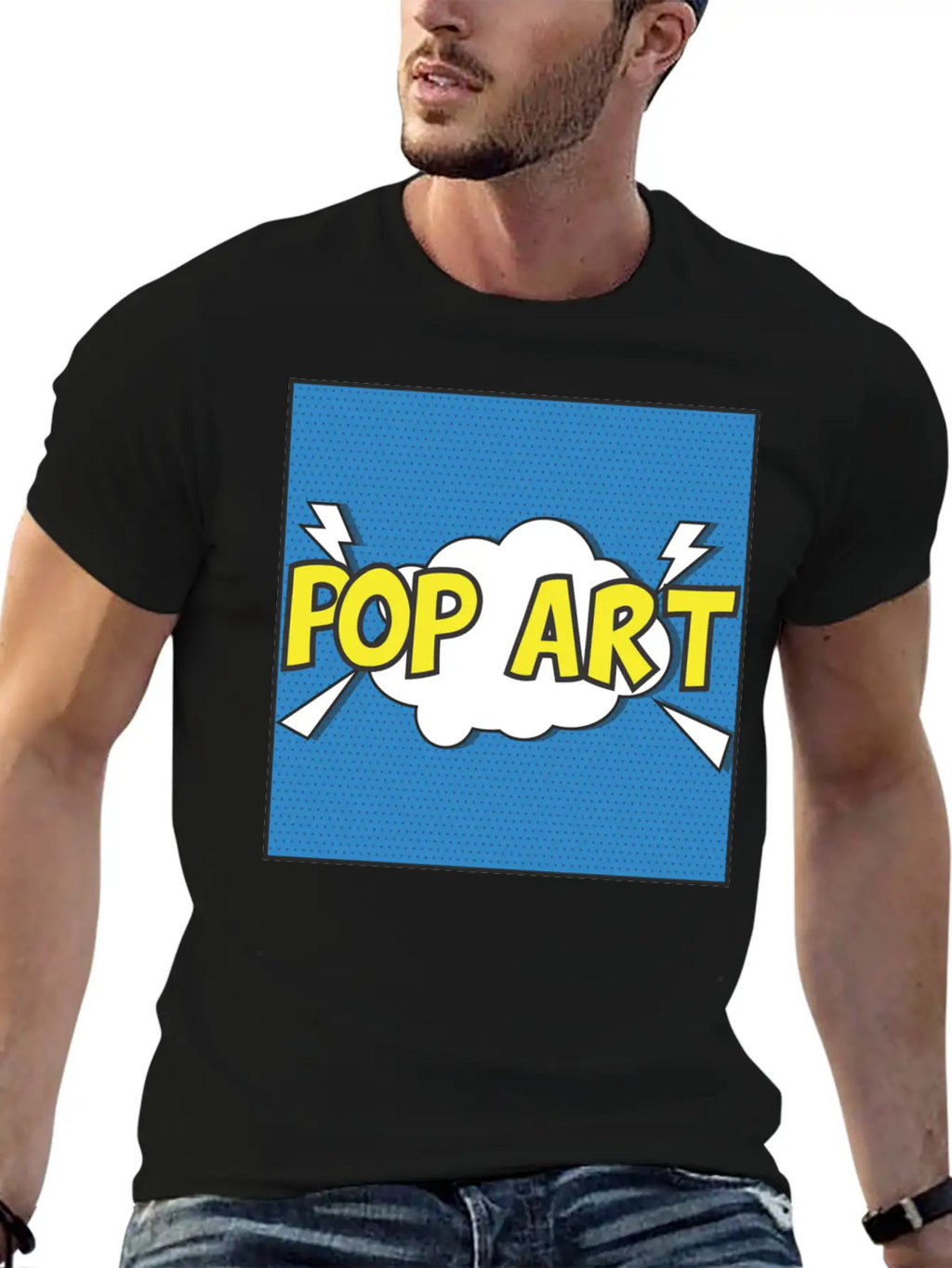 Pop Art Unisex Casual T-Shirt – Clean Design For Daily Comfort