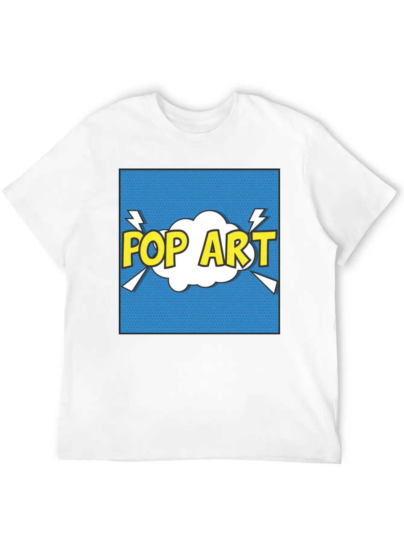 Pop Art Unisex Casual T-Shirt – Clean Design For Daily Comfort