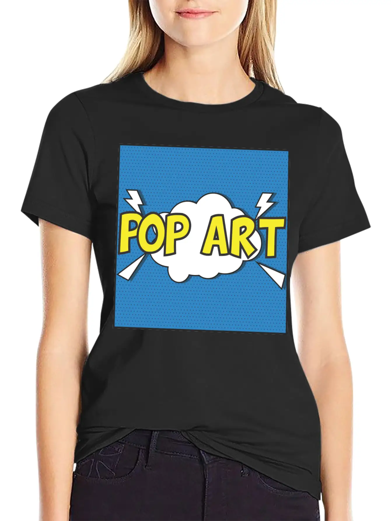 Pop Art Unisex Casual T-Shirt – Clean Design For Daily Comfort