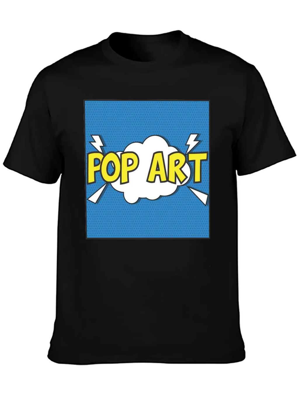 Pop Art Unisex Casual T-Shirt – Clean Design For Daily Comfort