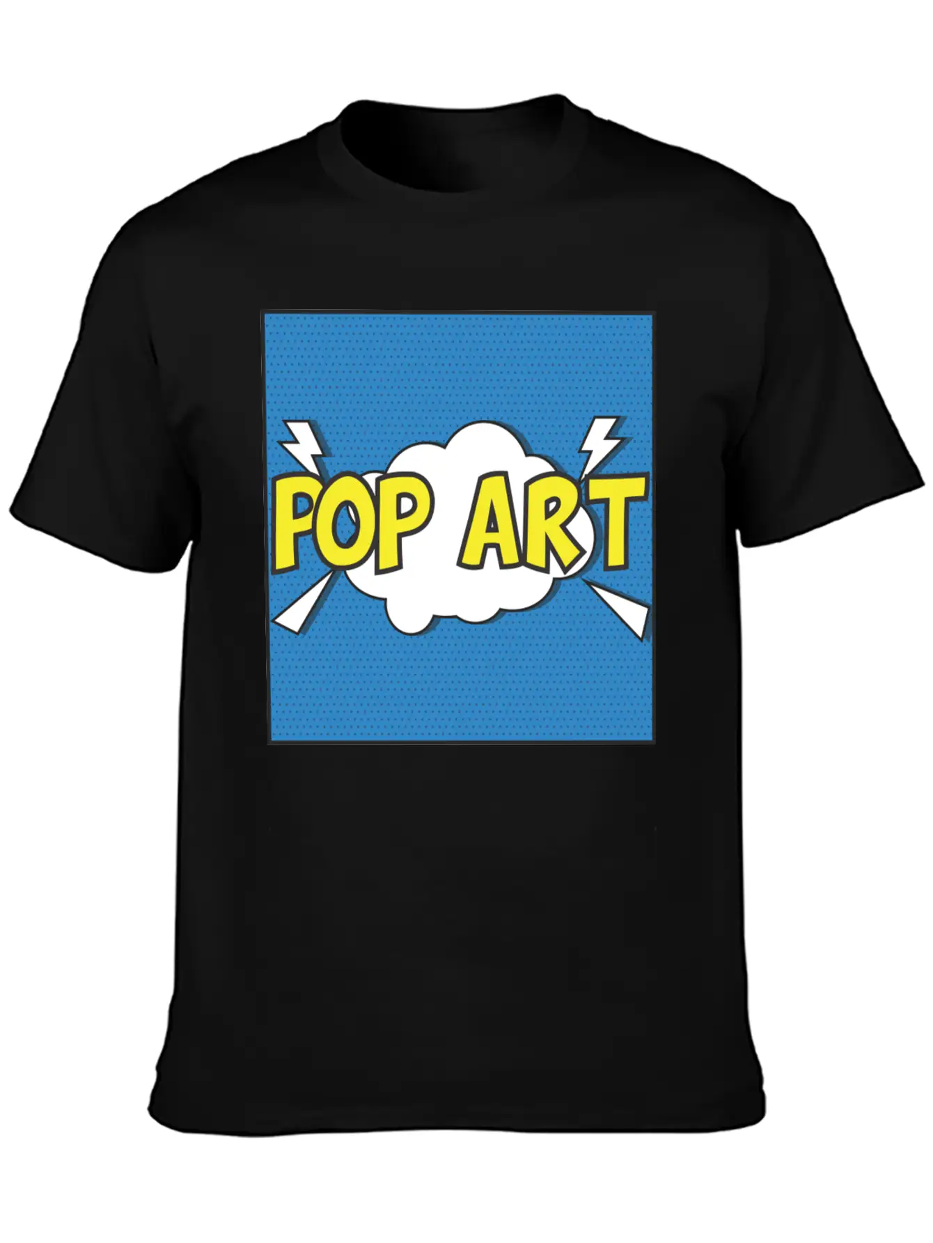 Pop Art Unisex Casual T-Shirt – Clean Design For Daily Comfort