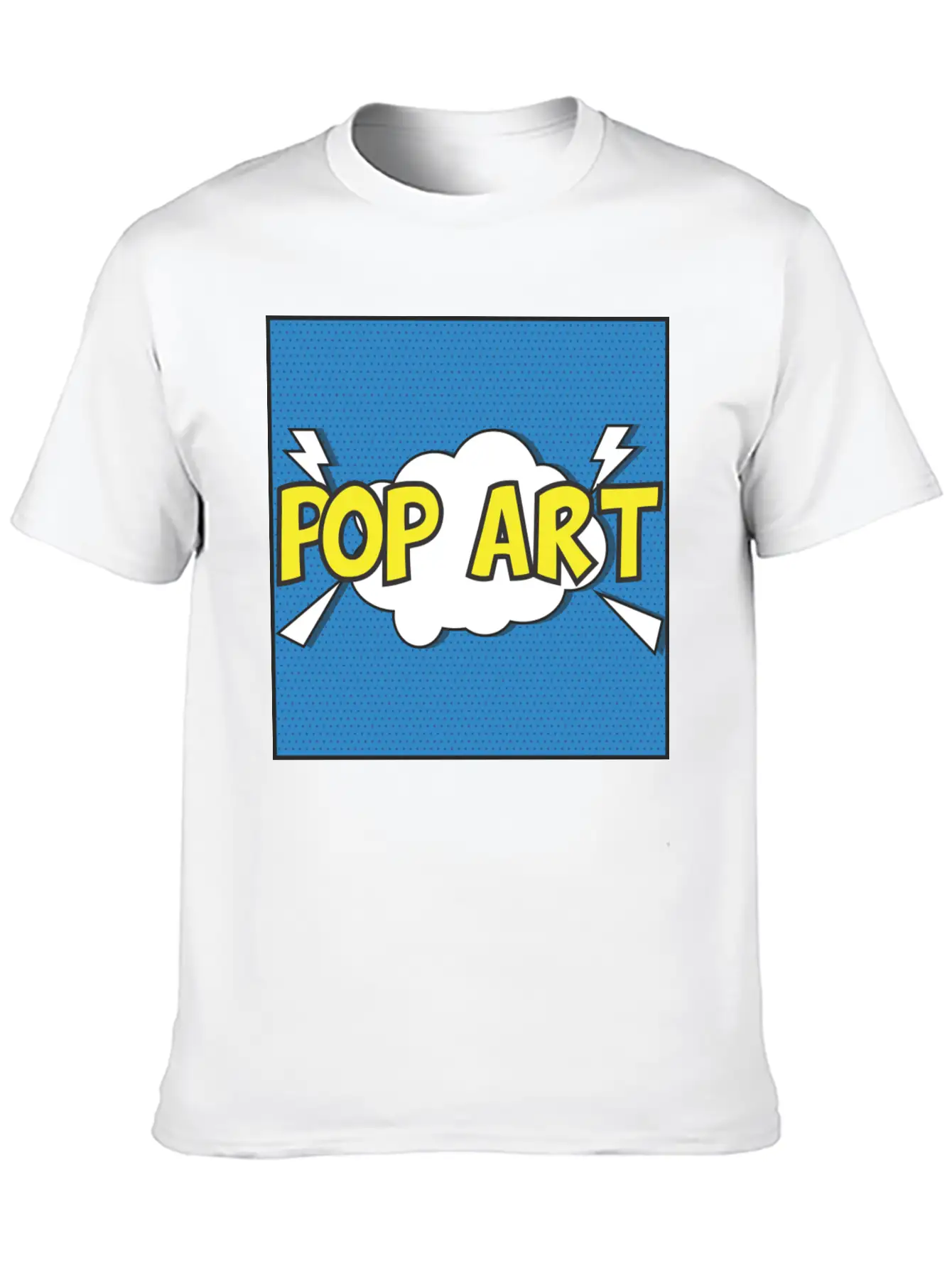 Pop Art Unisex Casual T-Shirt – Clean Design For Daily Comfort