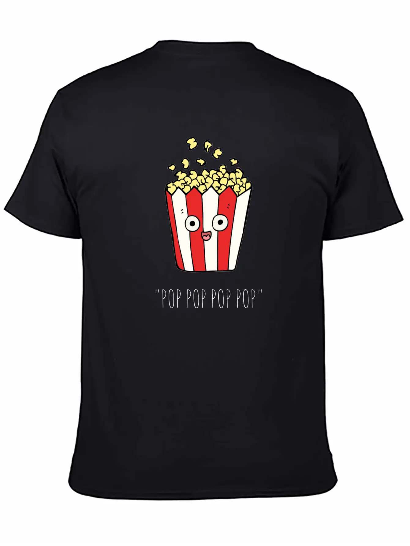 POP CORN Unisex Casual T-Shirt – Clean Design For Daily Comfort