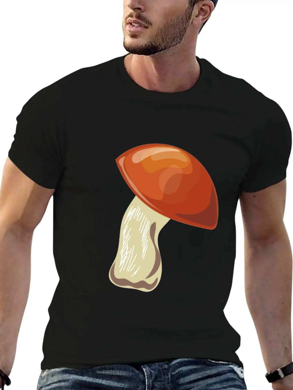 Porcini Mushrooms Pick Mushroom Picker Mushroom Essential Cotton Tee For Daily Outfits – Unisex Style