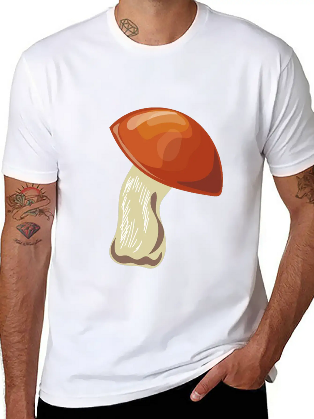 Porcini Mushrooms Pick Mushroom Picker Mushroom Essential Cotton Tee For Daily Outfits – Unisex Style