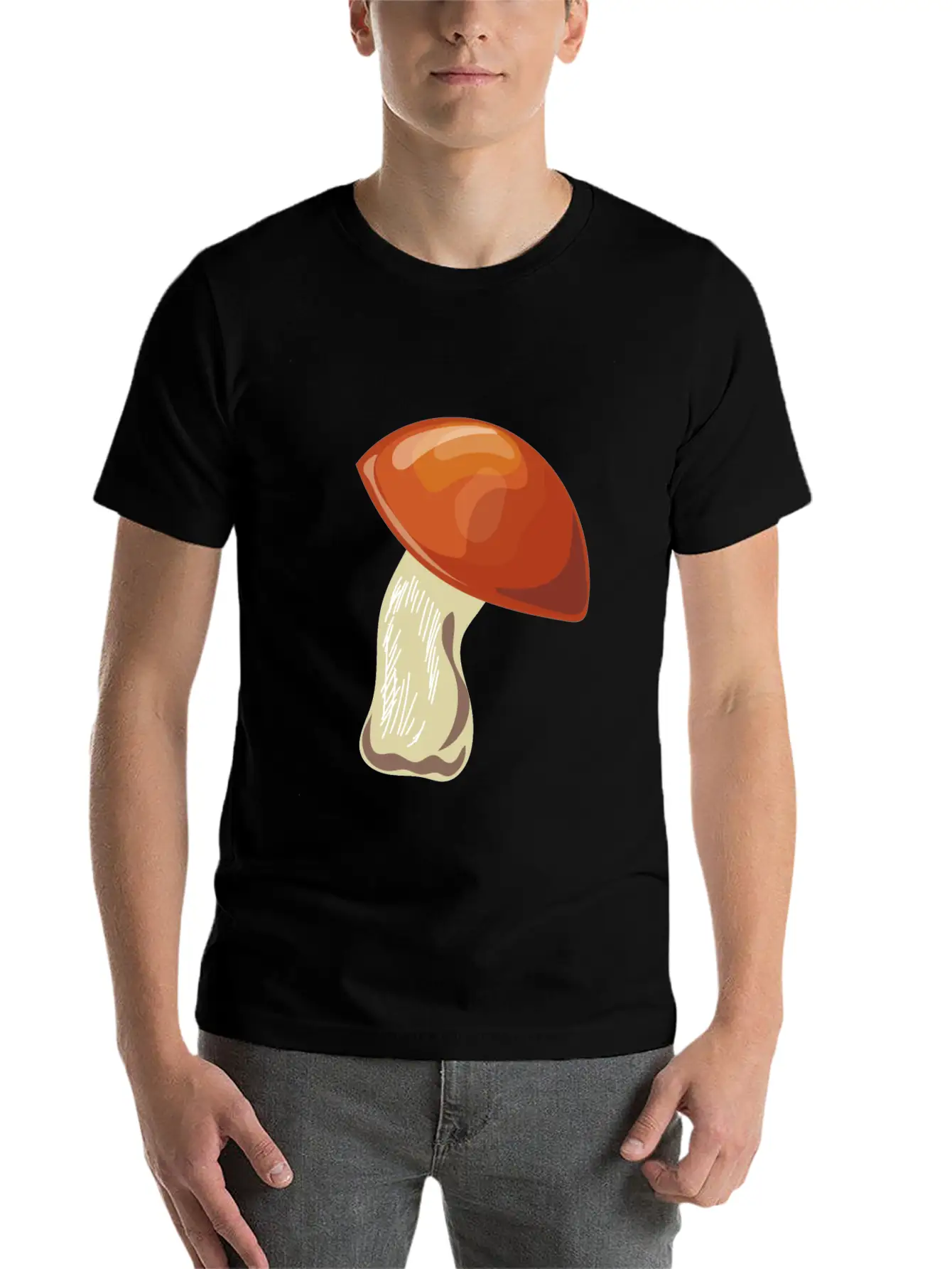 Porcini Mushrooms Pick Mushroom Picker Mushroom Essential Cotton Tee For Daily Outfits – Unisex Style