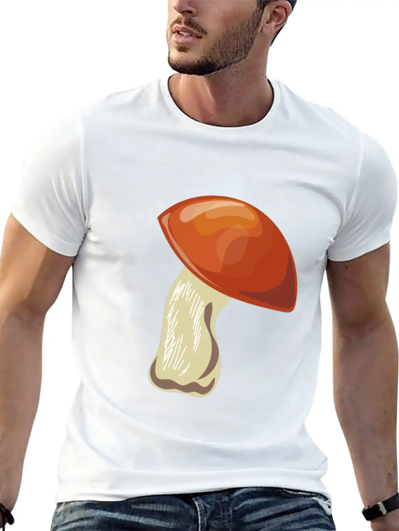 Porcini Mushrooms Pick Mushroom Picker Mushroom Essential Cotton Tee For Daily Outfits – Unisex Style