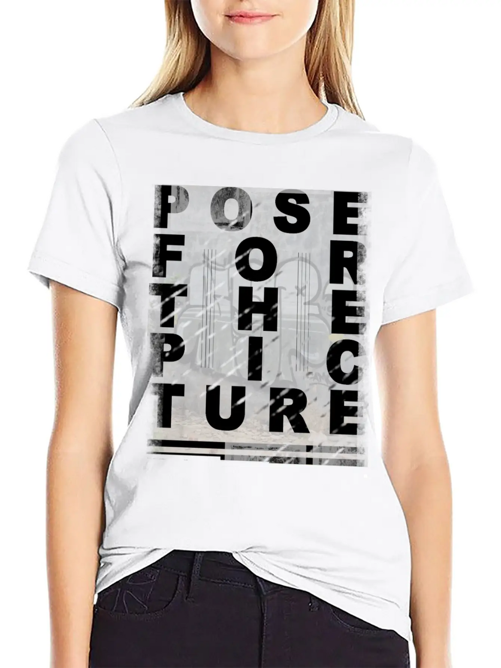 Pose ForThe Picture Stylish Everyday T-Shirt – Unisex Basic Cotton Tee