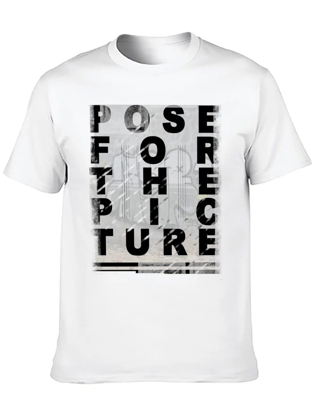 Pose ForThe Picture Stylish Everyday T-Shirt – Unisex Basic Cotton Tee