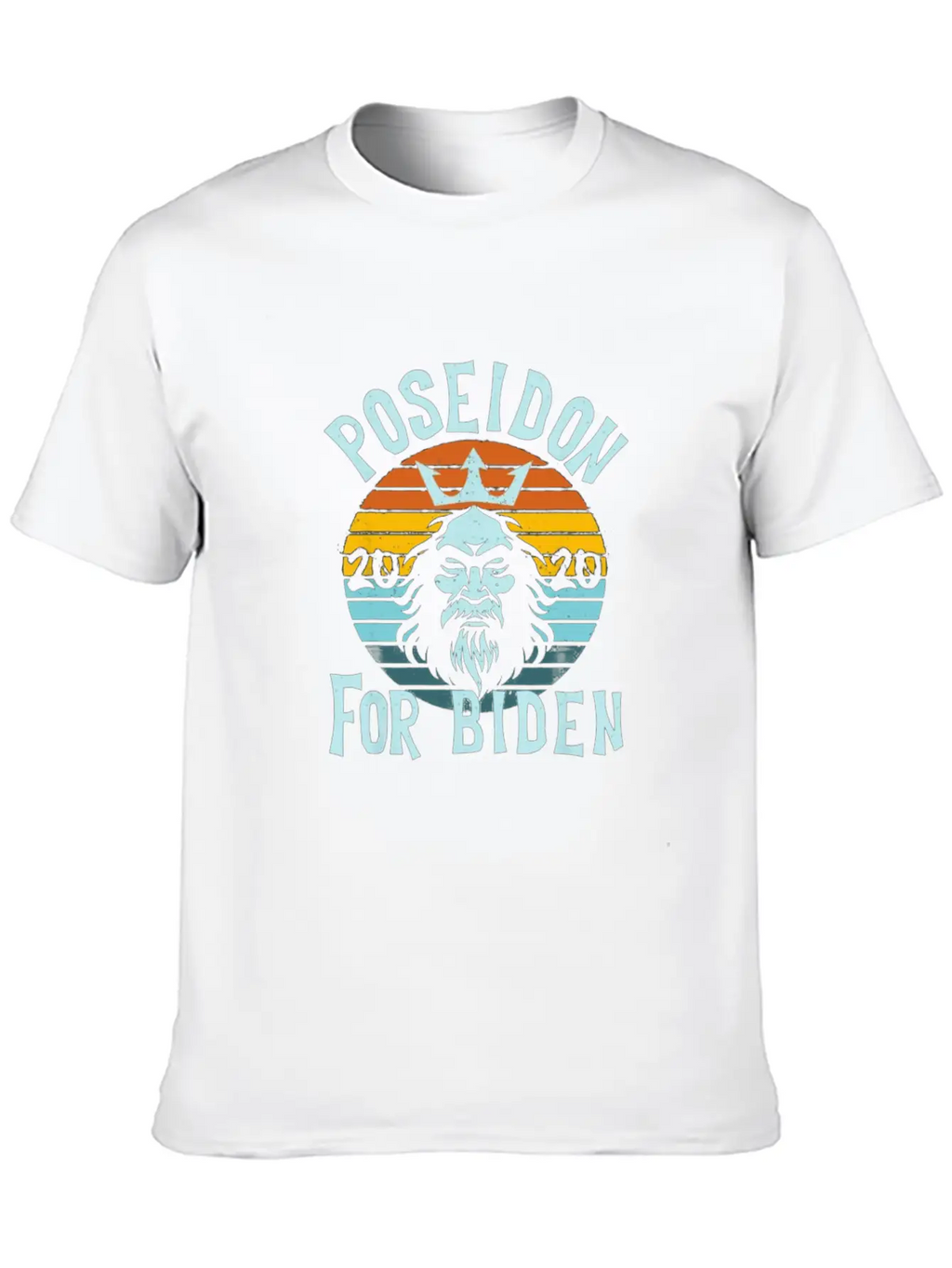 Poseidon For Biden Breathable Soft Cotton T-Shirt – Timeless Casual Look