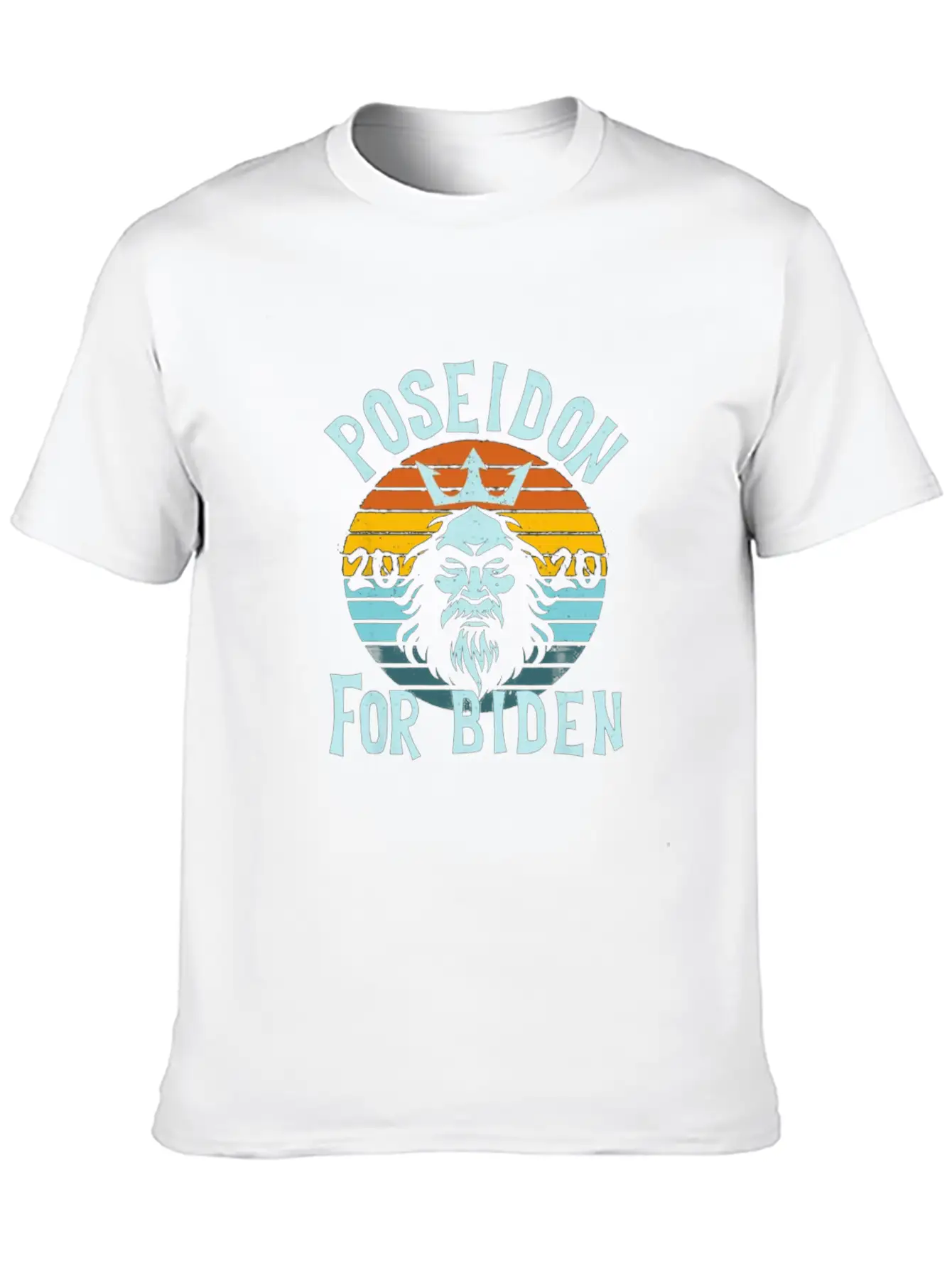 Poseidon For Biden Breathable Soft Cotton T-Shirt – Timeless Casual Look