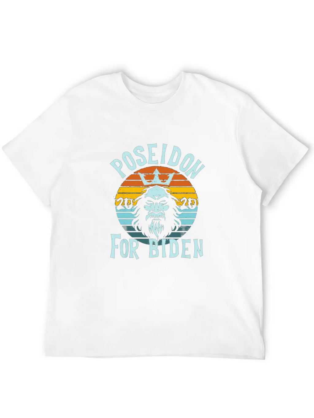 Poseidon For Biden Breathable Soft Cotton T-Shirt – Timeless Casual Look