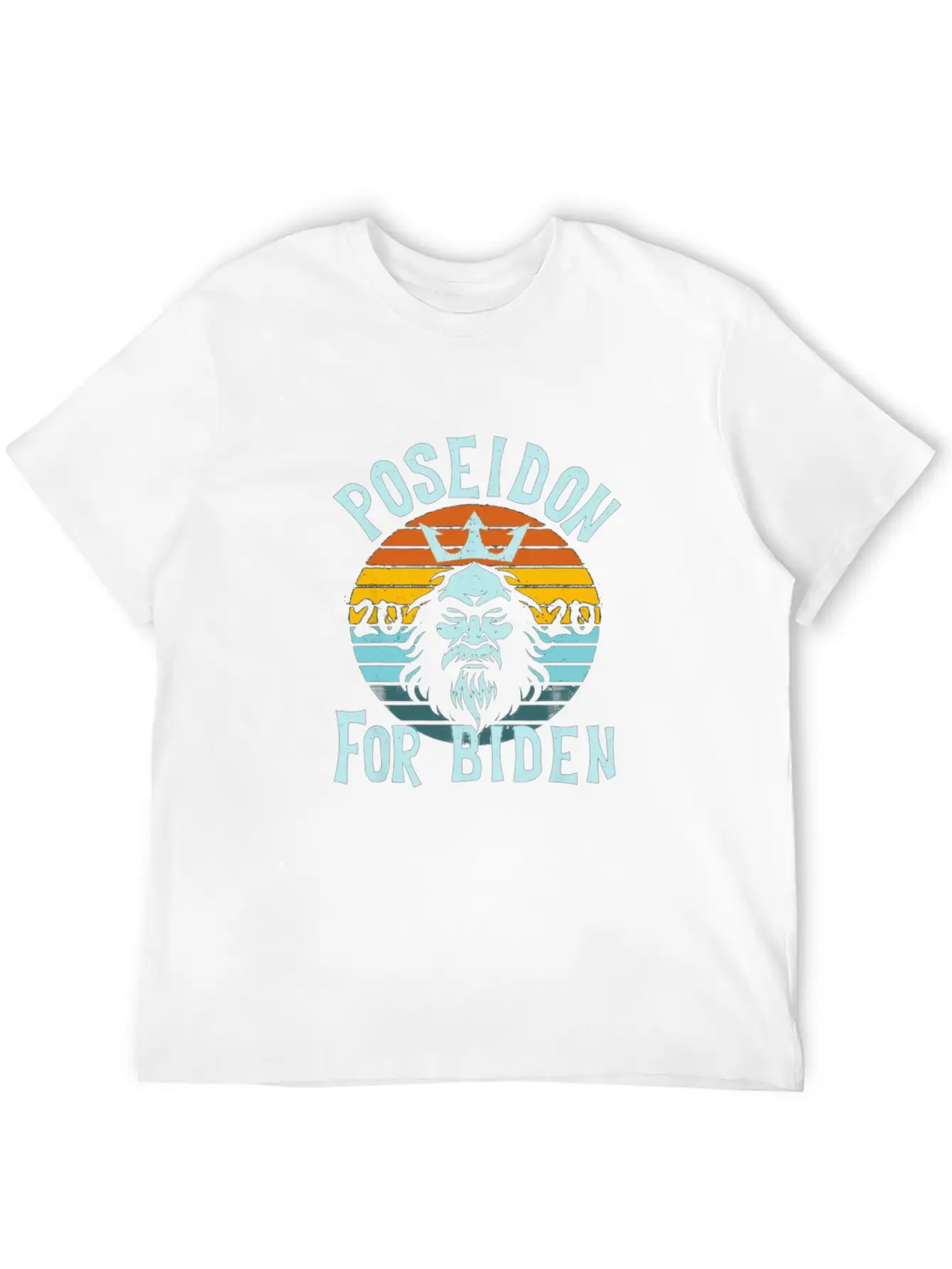 Poseidon For Biden Breathable Soft Cotton T-Shirt – Timeless Casual Look