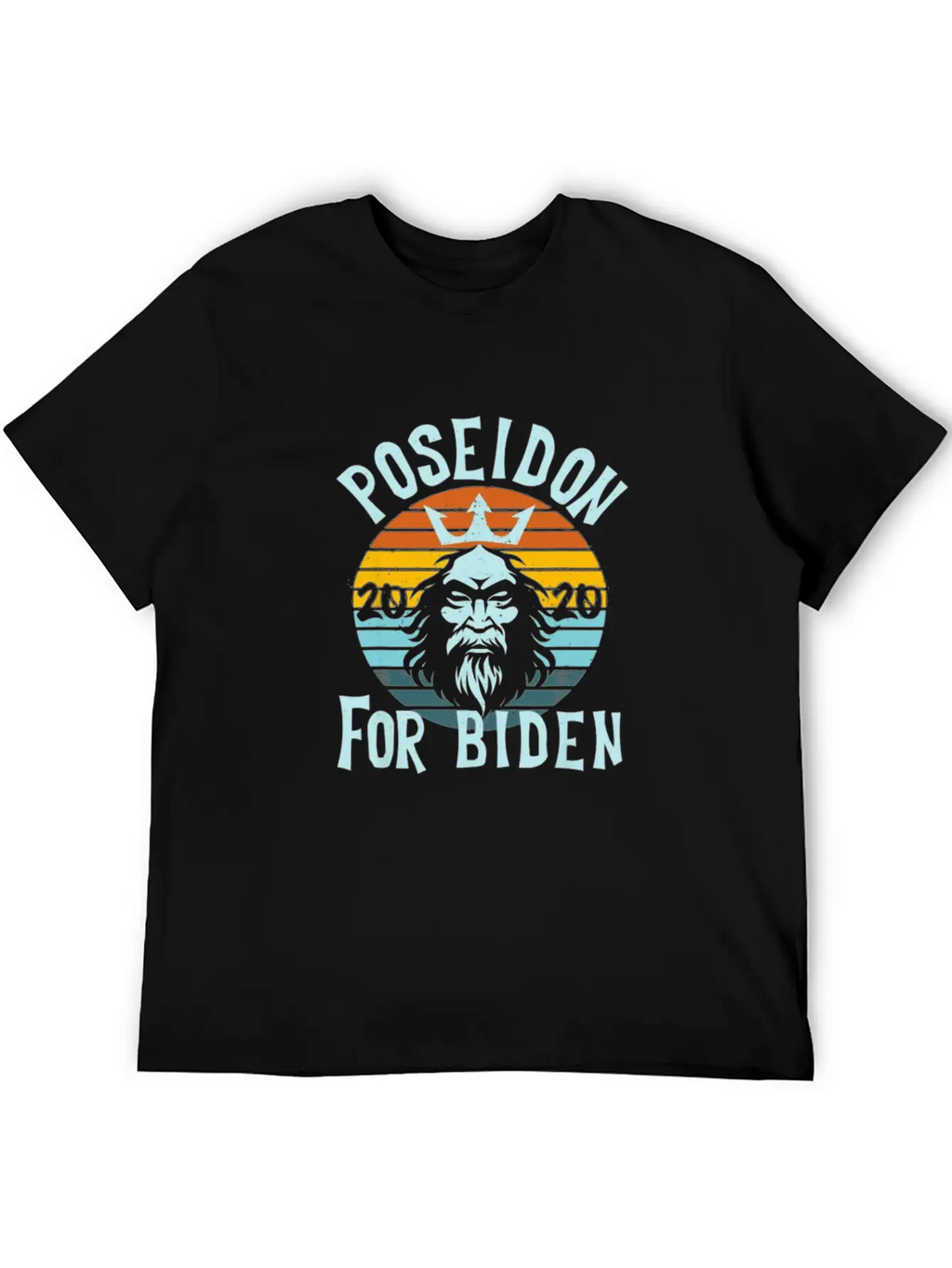 Poseidon For Biden Breathable Soft Cotton T-Shirt – Timeless Casual Look