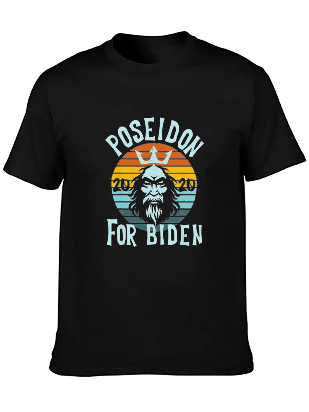 Poseidon For Biden Breathable Soft Cotton T-Shirt – Timeless Casual Look