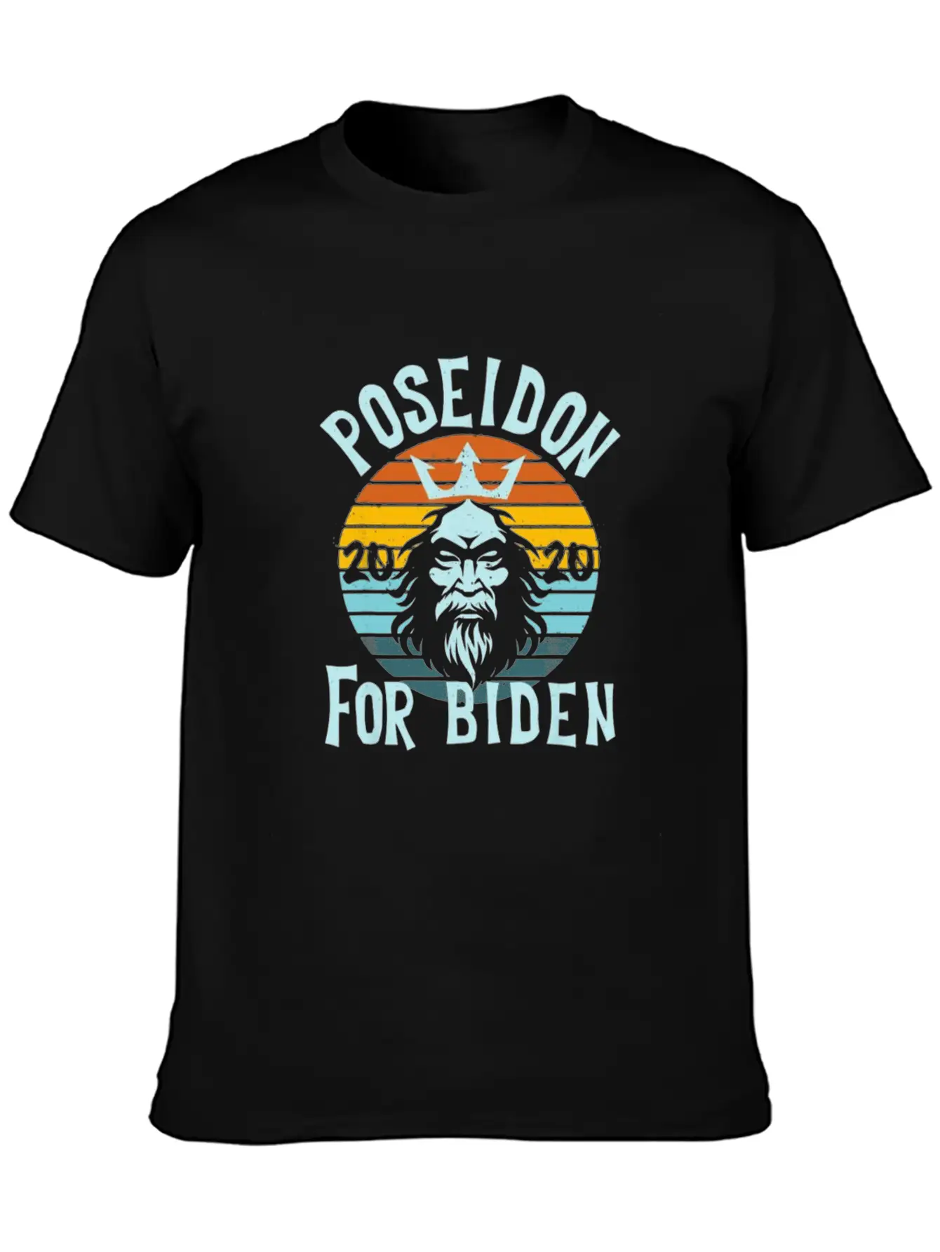 Poseidon For Biden Breathable Soft Cotton T-Shirt – Timeless Casual Look