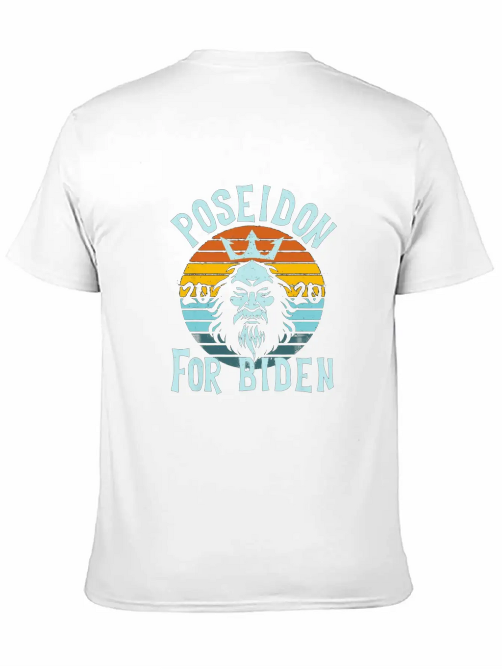 Poseidon For Biden Breathable Soft Cotton T-Shirt – Timeless Casual Look